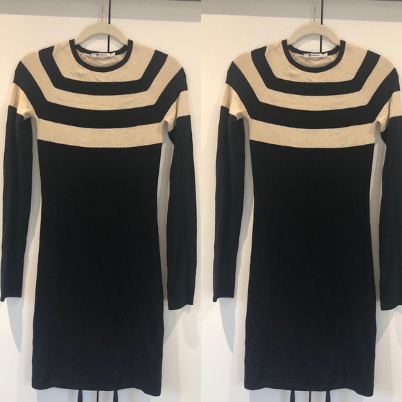 T by Alexander Wang Dresses & Skirts - T Alexander Wang striped sweater dress sz s FINAL PRICE